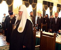 Святейший Патриарх возглавил заседание Попечительского совета Центральной клинической больницы св. Алексия, Митрополита Московского, Московской Патриархии Русской Православной Церкви