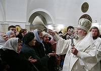 Cлово Святейшего Патриарха Алексия после богослужения в день Навечерия Богоявления Cлово Святейшего Патриарха Алексия после богослужения в день Навечерия Богоявления