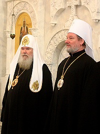 Святейший Патриарх Московский и всея Руси Алексий II встретился с Блаженнейшим Архиепископом Пражским Христофором, Митрополитом Чешских земель и Словакии