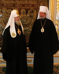 Слово Святейшего Патриарха Московского и всея Руси Алексия II на встрече с Блаженнейшим Митрополитом Чешских земель и Словакии Христофором