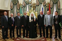 Святейший Патриарх Алексий принял поздравления с годовщиной интронизации от священноначалия и мирян Русской Православной Церкви и представителей Поместных Православных Церквей