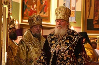 Святейший Патриарх Московский и всея Руси Алексий II совершил Божественную литургию в кафедральном соборе Рождества Христова столицы Латвии