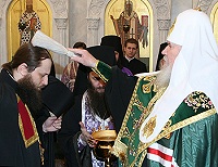Святейший Патриарх Алексий совершил чин наречения архимандрита Никодима (Чибисова) во епископа Шатурского