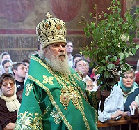В День Святой Троицы Святейший Патриарх Алексий совершил богослужения в Троице-Сергиевой Лавре
