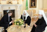 Святейший Патриарх Кирилл встретился с губернатором Ярославской области С.Н. Ястребовым