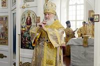 Святейший Патриарх Кирилл совершил освящение Вознесенского храма на Секирной горе на Соловках