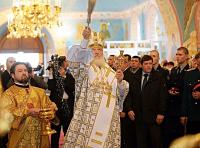 Предстоятель Русской Церкви освятил в Новокузнецке храм Рождества Христова в память о погибших шахтерах