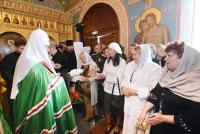 Святейший Патриарх Кирилл встретился с близкими погибших шахтеров Кузбасса