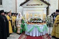 Предстоятель Русской Православной Церкви посетил Успенский Каприянский монастырь