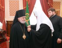 Предстоятель Русской Православной Церкви удостоил епископа Кагульского и Комратского Анатолия ордена святителя Иннокентия
