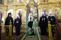 Святейший Патриарх Кирилл посетил Вознесенский Ново-Нямецкий монастырь