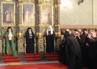 Предстоятели и представители Поместных Православных Церквей вознесли славословие Господу в кафедральном соборе Белграда
