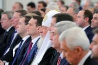 Святейший Патриарх Кирилл присутствовал на оглашении ежегодного Послания Президента Российской Федерации Федеральному Собранию