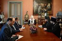 Святейший Патриарх Кирилл встретился с послом Сирии в России