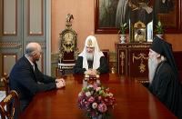 Святейший Патриарх Кирилл встретился с губернатором Забайкальского края К.К. Ильковским
