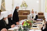 В Санкт-Петербурге началось очередное заседание Священного Синода Русской Православной Церкви