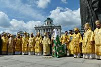 Слово Святейшего Патриарха Кирилла после молебна у памятника святому равноапостольному князю Владимиру в Москве