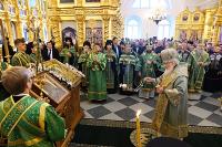 В канун дня памяти прпп. Зосимы, Савватия и Германа Соловецких Святейший Патриарх Кирилл совершил всенощное бдение в Соловецком монастыре