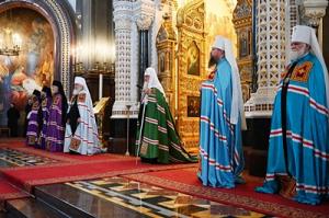 Патриаршая проповедь в праздник Преображения Господня после Литургии в Храме Христа Спасителя