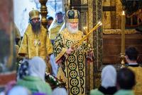 В день памяти святителя Петра Московского Святейший Патриарх Кирилл совершил Литургию в Успенском соборе Московского Кремля