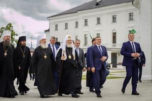 Святейший Патриарх Кирилл посетил Тобольский кремль