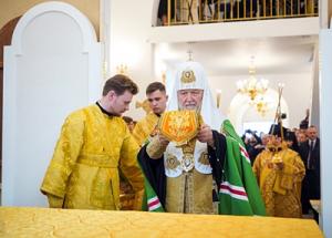 Святейший Патриарх Кирилл совершил освящение гарнизонного храма Тихоокеанского флота в Вилючинске