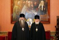 Святейший Патриарх Кирилл принял митрополита Нижегородского Георгия
