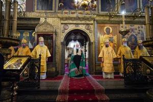 Патриаршая проповедь в день памяти святителя Петра после Литургии в Успенском соборе Московского Кремля