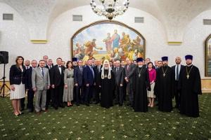 Святейший Патриарх Кирилл встретился со слушателями Высших дипломатических курсов